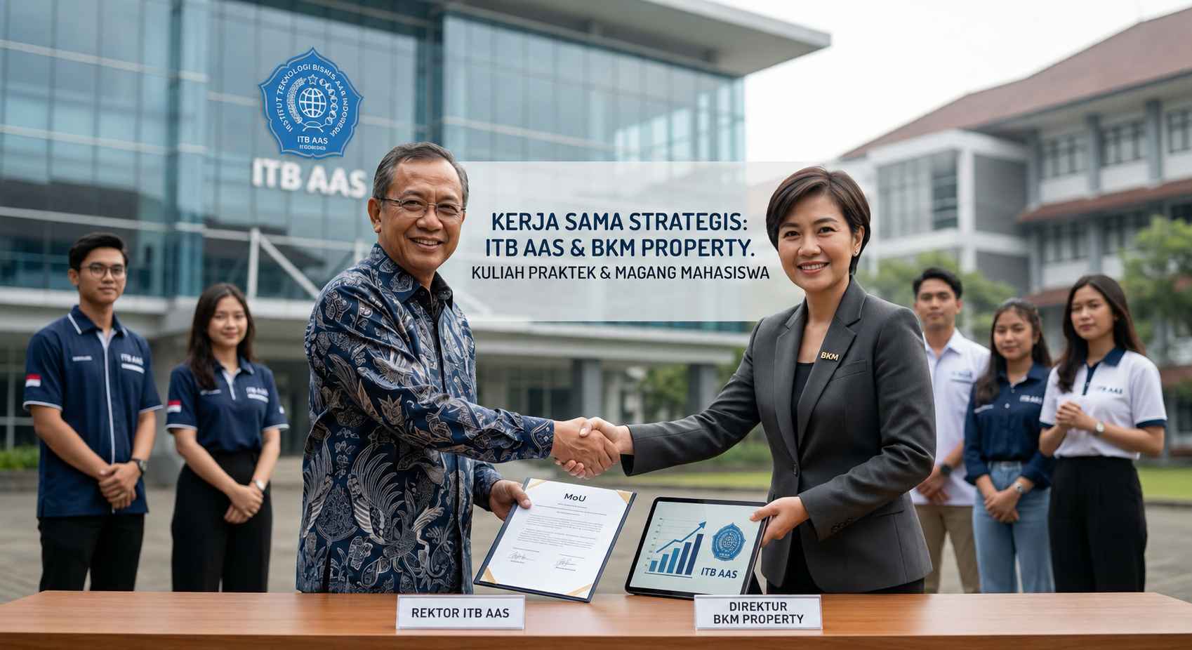 Kerja sama ITB AAS dan BKM Property dalam program MBKM dan magang mahasiswa