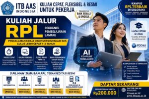 Kuliah Kelas Pegawai RPL ITB AAS Online Hybrid Terbaik di Soloraya Tanpa Skripsi