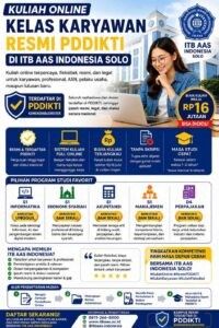 Kampus ITB AAS Menghadirkan Kelas Karyawan Berbasis Online