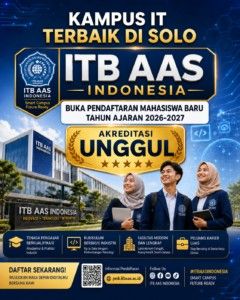 ITB AAS Indonesia resmi mengukuhkan posisinya sebagai Kampus IT Terbaik di Solo dengan meluncurkan program pendidikan inklusif pada Program Studi Informatika berstatus Akreditasi Unggul