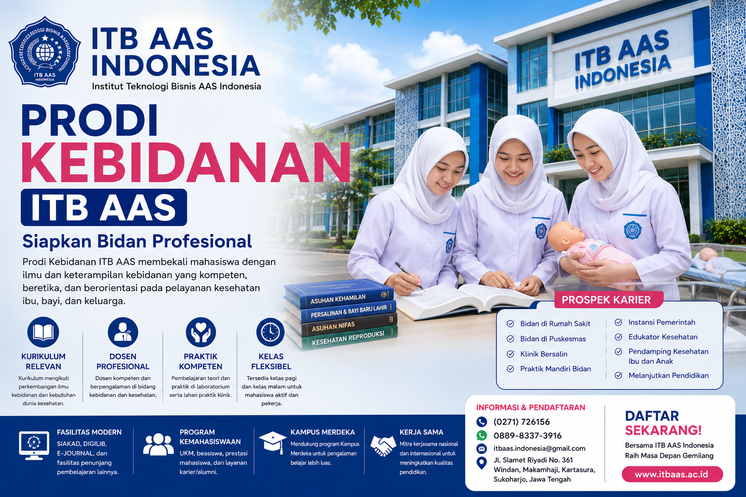 Prodi Kebidanan ITB AAS, Siapkan Bidan Profesional