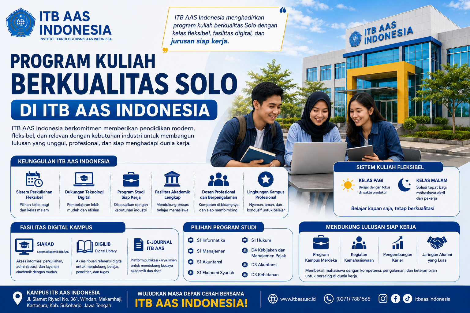 Program Kuliah Berkualitas Solo di ITB AAS Indonesia
