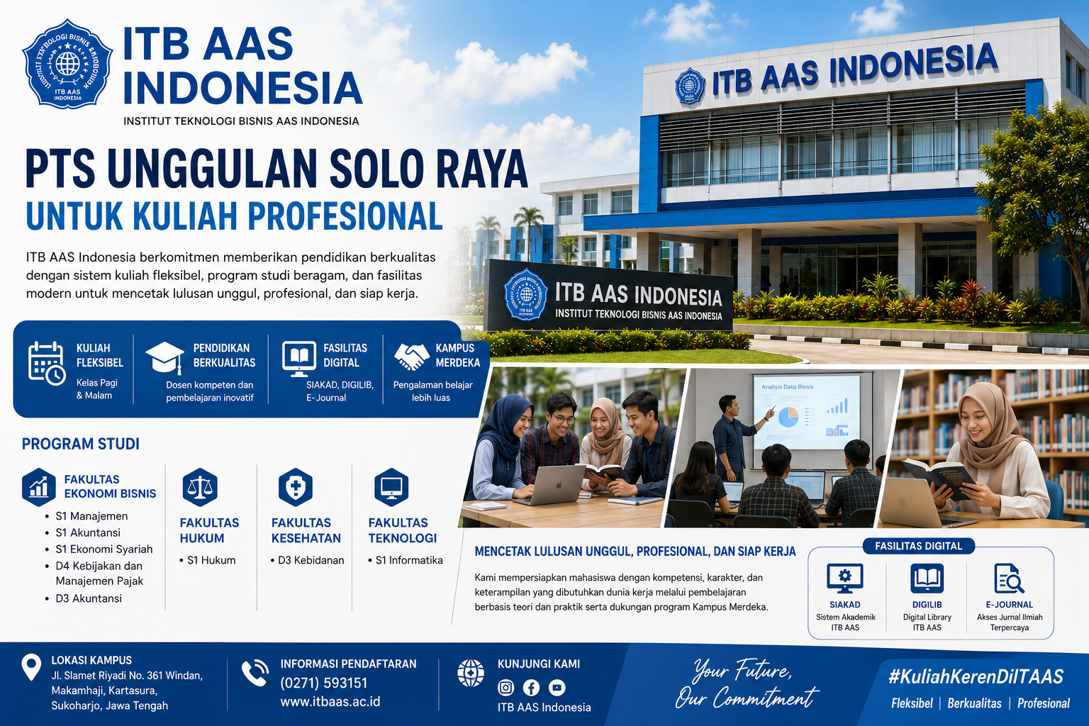 PTS Unggulan Solo Raya untuk Kuliah Profesional