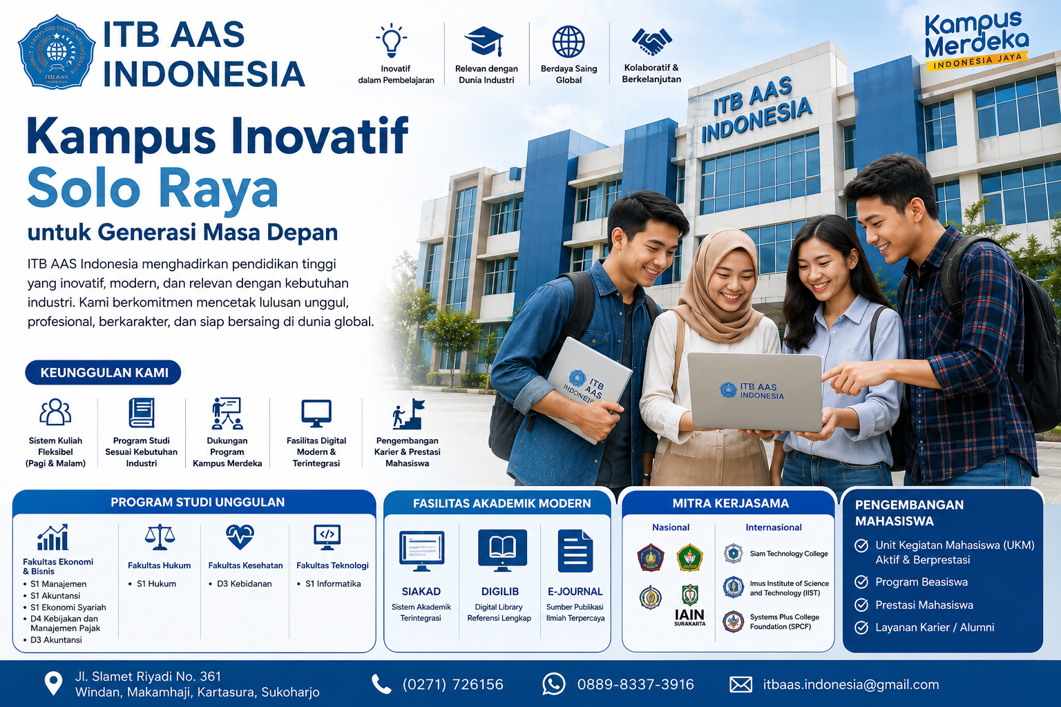 Kampus Inovatif Solo Raya untuk Generasi Masa Depan