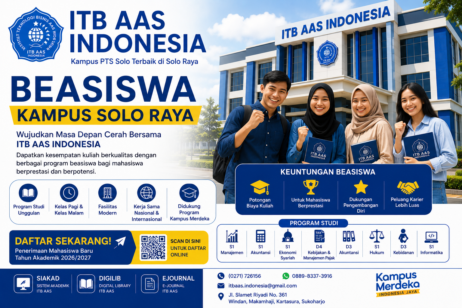 Beasiswa Kampus Solo Raya untuk Masa Depan Lebih Cerah