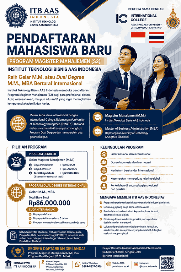 telah dibuka pendaftaran s2 manajemen