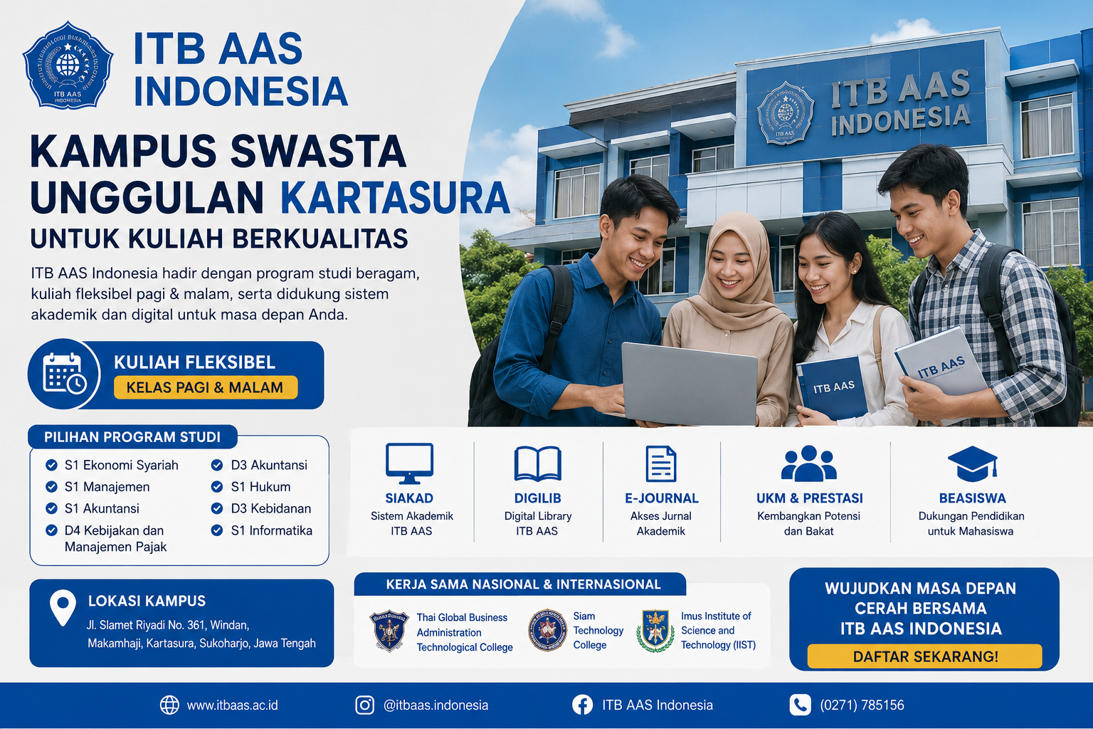 Kampus Swasta Unggulan Kartasura untuk Kuliah Berkualitas