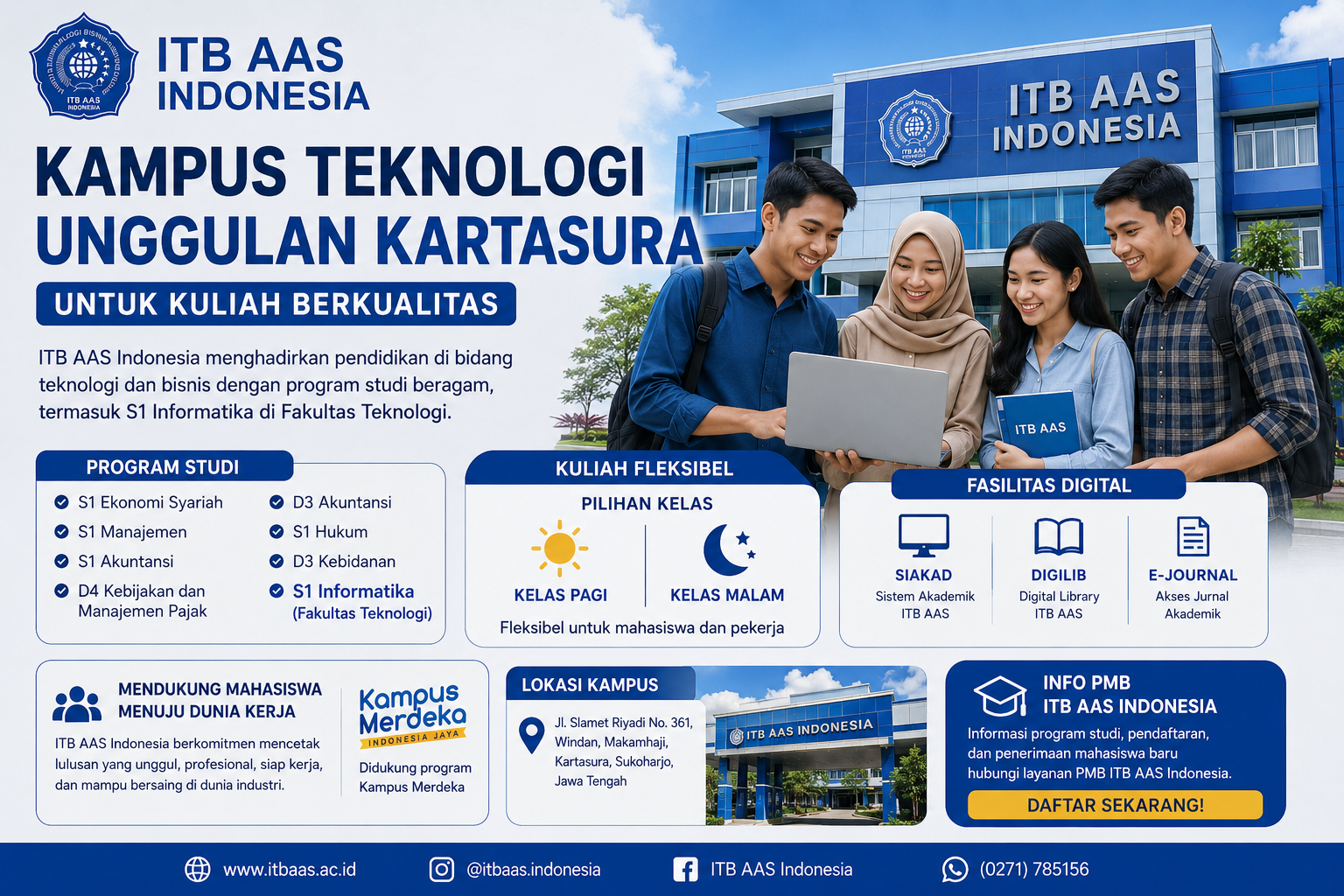 Kampus Teknologi Unggulan Kartasura untuk Kuliah Berkualitas