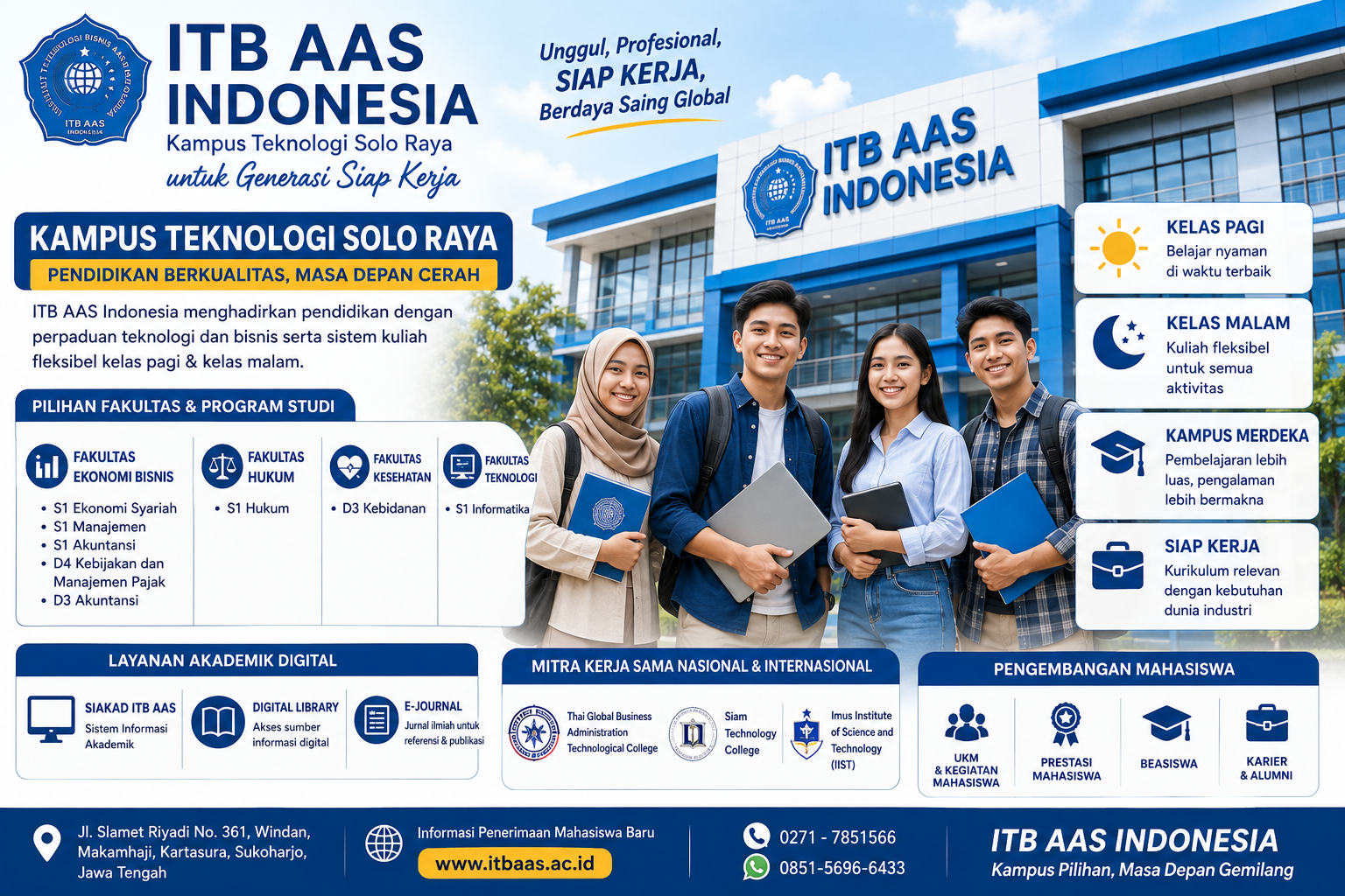 Kampus Teknologi Solo Raya untuk Generasi Siap Kerja
