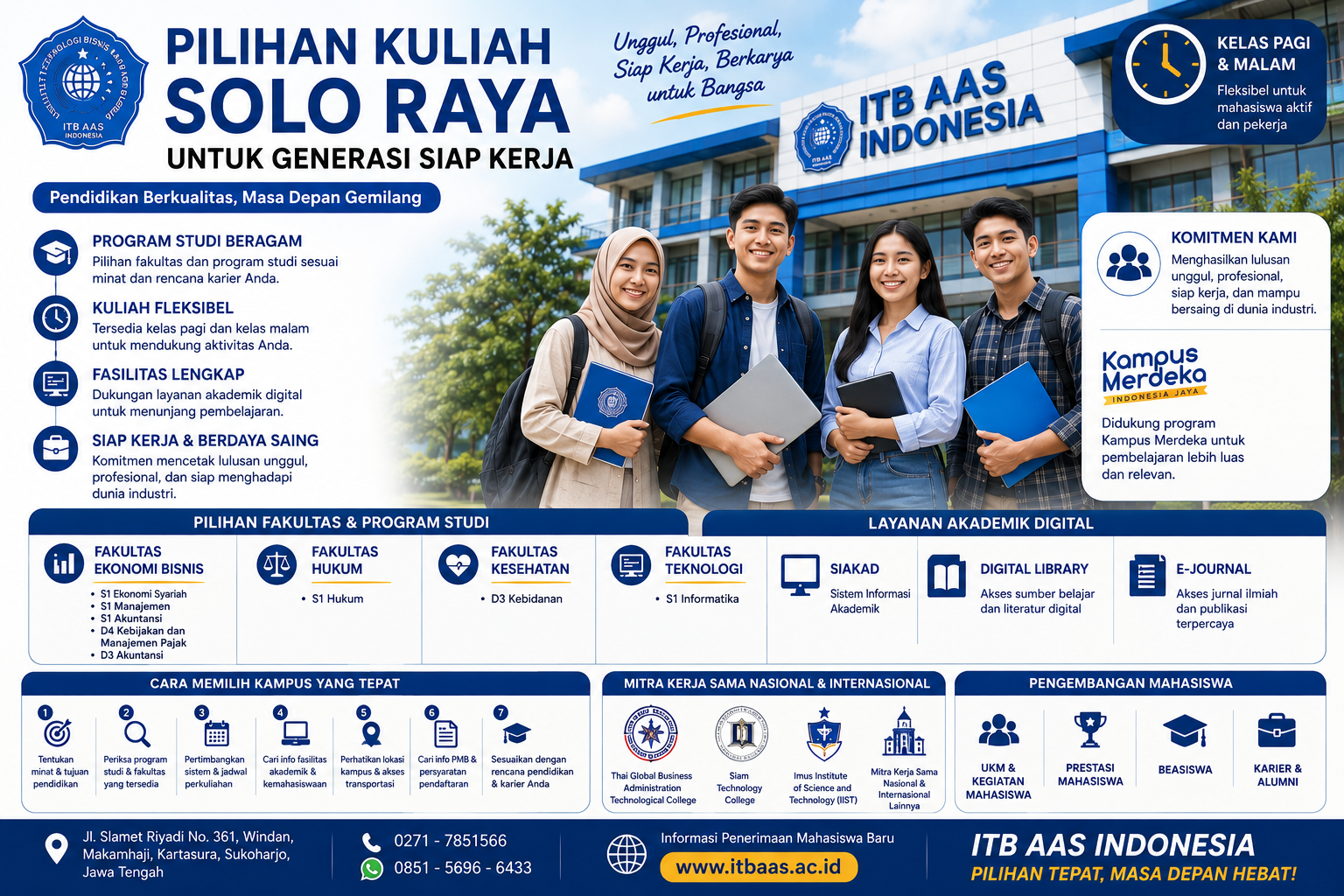 Pilihan Kuliah Solo Raya untuk Generasi Siap Kerja