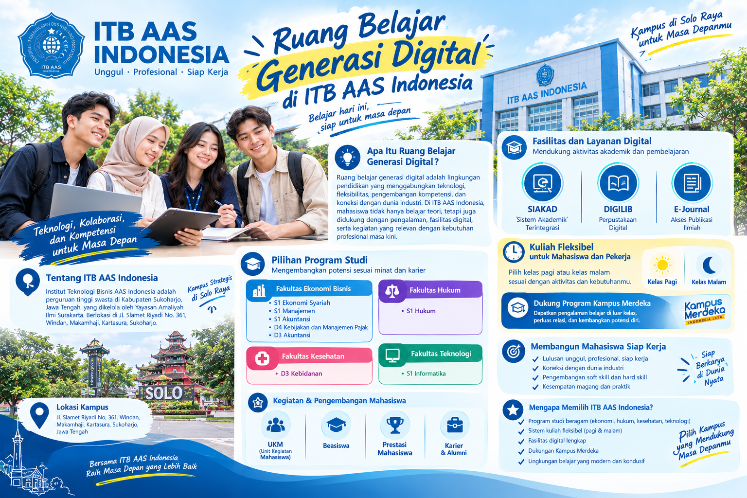 Ruang Belajar Generasi Digital di ITB AAS Indonesia