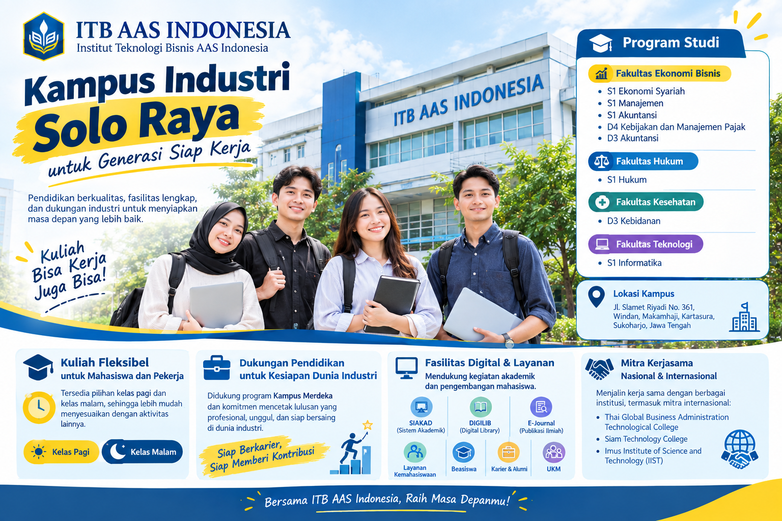 Kampus Industri Solo Raya untuk Generasi Siap Kerja