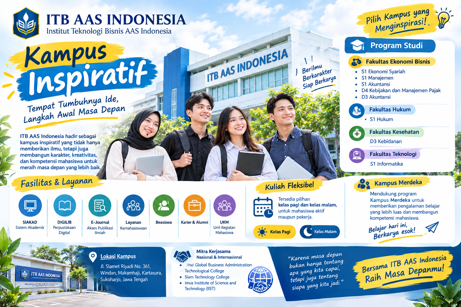 Kampus Inspiratif Solo Raya untuk Generasi Siap Kerja