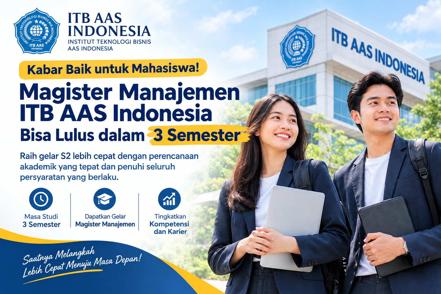 kuliah cepat, 3 semester