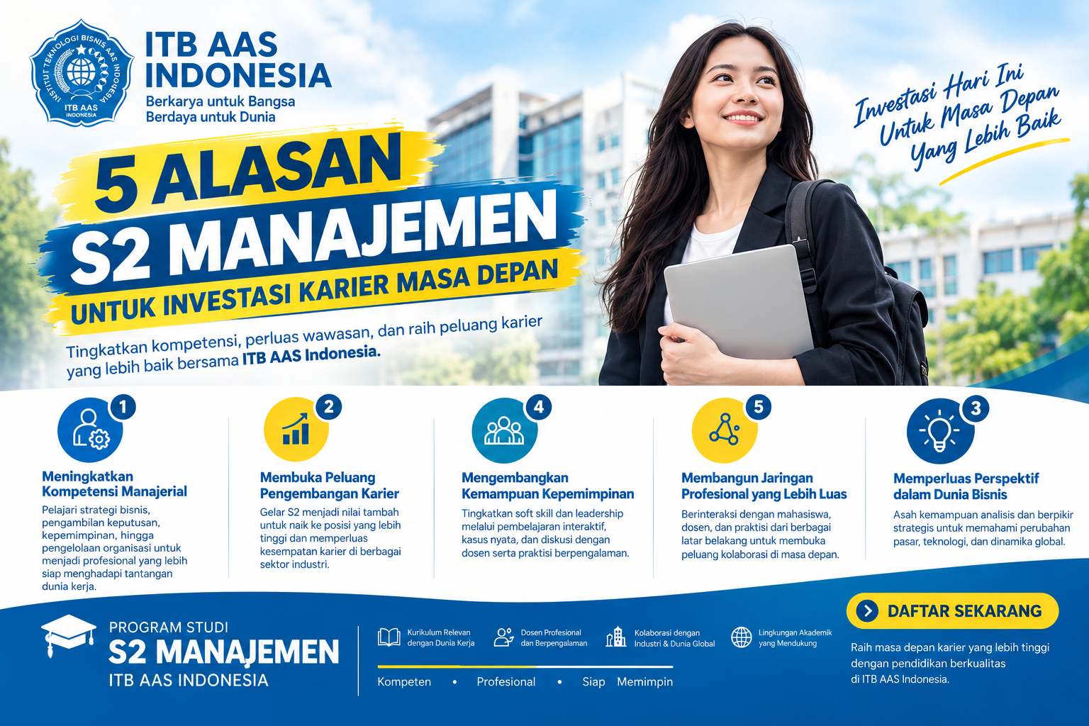 S2 Manajemen ITB AAS Indonesia untuk pengembangan karier